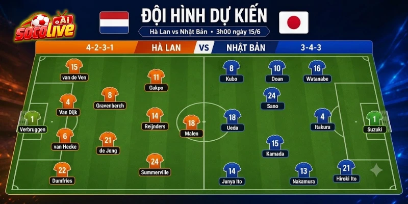 Cả Hà Lan và Nhật Bản có tổn thất về mặt nhân sự